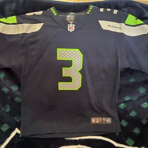 Nike Youth SeaHawks Russell Wilson #3 Alternate Game Jersey
